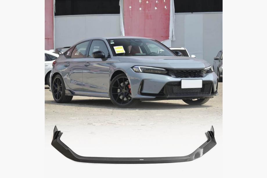 Honda Civic HB 2021- Nakładka na Zderzak Przedni Lip V3 (Carbon) Image