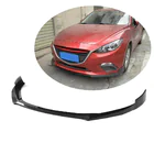 Mazda 3 2013-2019 Nakładka na Przedni Zderzak Lip (2014-2016, Carbon) zdjęcia 1