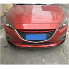 Mazda 3 2013-2019 Nakładka na Przedni Zderzak Lip (2014-2016, Carbon) zdjęcia 3