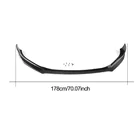 Mazda 3 2013-2019 Nakładka na Przedni Zderzak Lip (2014-2016, Carbon) zdjęcia 6