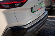 Nissan X-trail T33/Rogue 2022- Nakładka ochronna na tylny zderzak Carmos (do e-Power, stal nierdzewna, matowa) zdjęcia 5