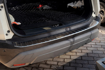 Nissan X-trail T33/Rogue 2022- Nakładka ochronna na tylny zderzak Carmos (do e-Power, stal nierdzewna, matowa) zdjęcia 6