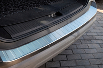 Nissan X-trail T33/Rogue 2022- Nakładka ochronna na tylny zderzak Carmos (do e-Power, stal nierdzewna, matowa) zdjęcia 7