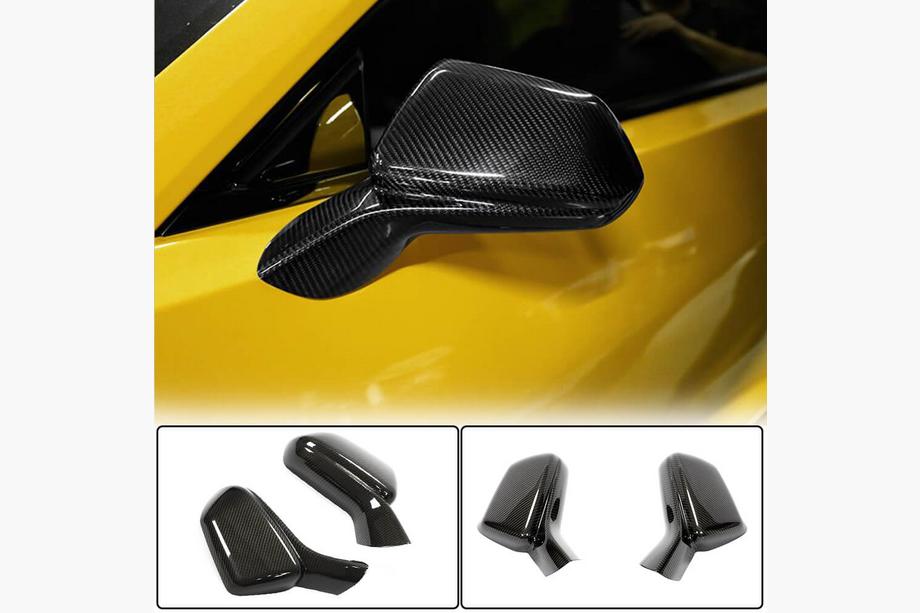 Chevrolet Camaro 2015- Nakładki na Lusterka (2015-2019, Carbon) Image