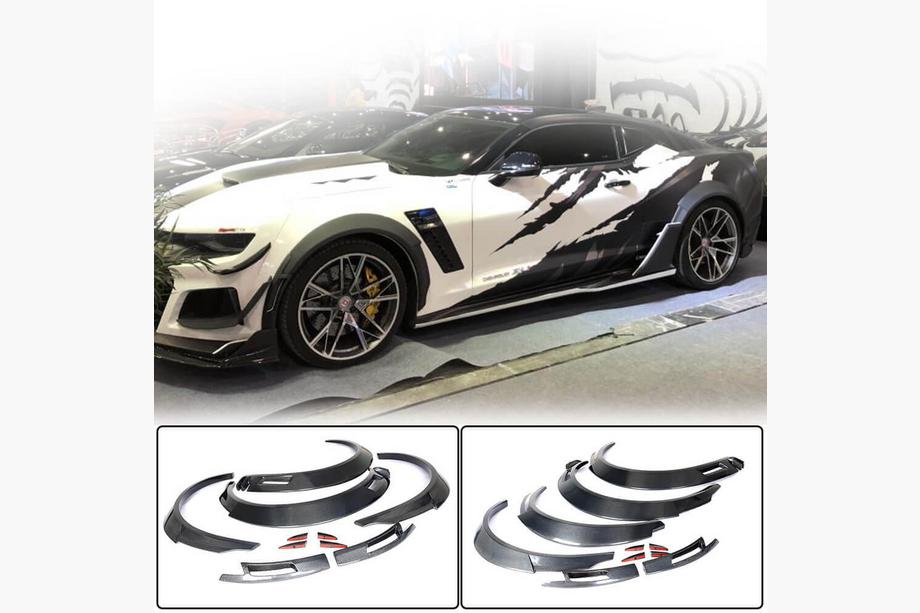 Chevrolet Camaro 2015- Nakładki na nadkola (2016-2019, Carbon) Image