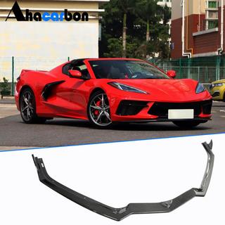 Nakładka Na Przedni Zderzak Lip (2019-2022, Carbon) Chevrolet Corvette C8 2019- zdjęcia 2