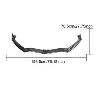 Nakładka Na Przedni Zderzak Lip (2019-2022, Carbon) Chevrolet Corvette C8 2019- zdjęcia 3