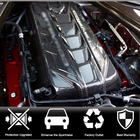 Chevrolet Corvette C8 2019- Pokrywa silnika (2019-2022, Carbon) zdjęcia 2