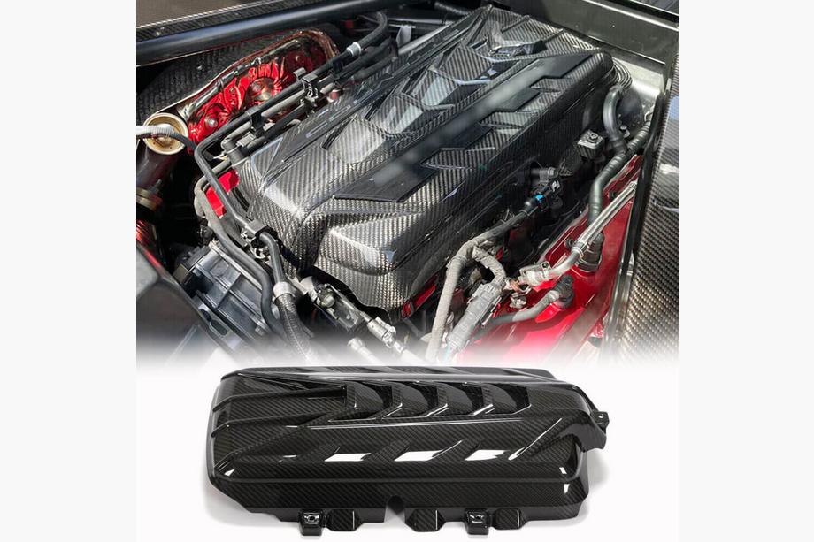 Chevrolet Corvette C8 2019- Pokrywa silnika (2019-2022, Carbon) Image