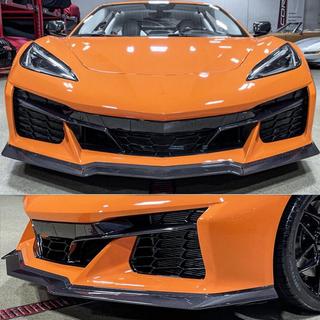 Nakładka na przedni zderzak Lip (do Z06, 2020-2024, Carbon) zdjęcia 2