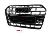 Audi A6 C7 2011-2017 Przedni Czarny Grill S-Style (2014-2017) zdjęcia 3