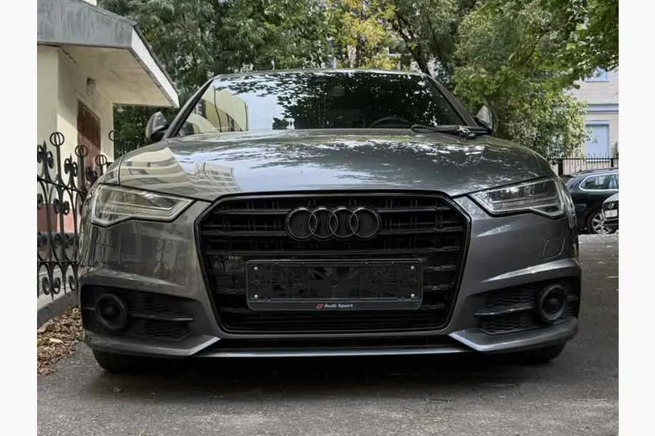 Audi A6 C7 2011-2017 Przedni Czarny Grill S-Style (2014-2017) Image
