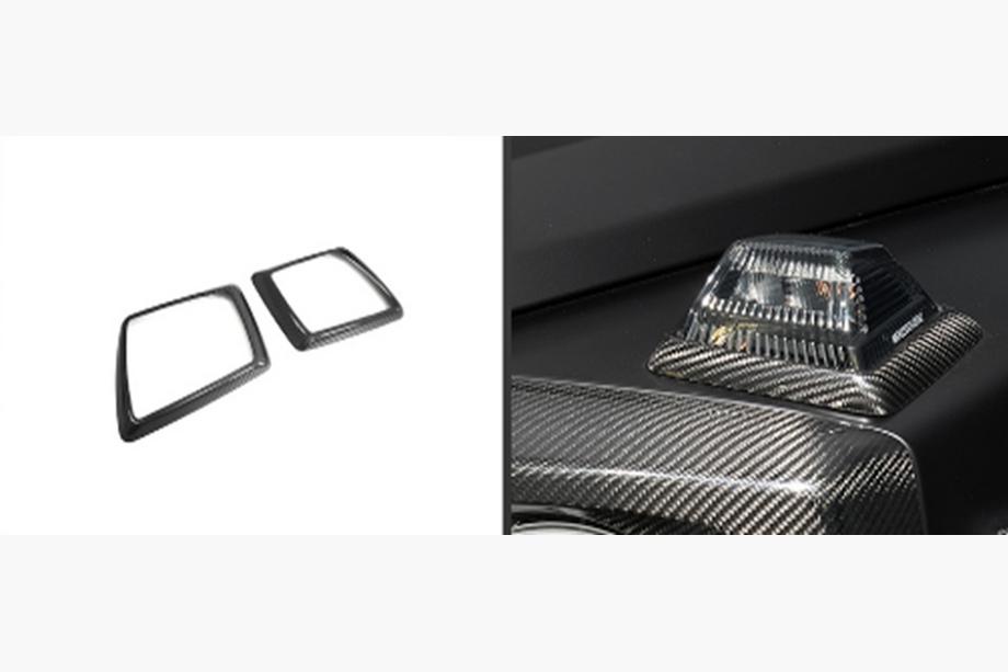 Mercedes G class W465 2025- Obramowania kierunkowskazów (Carbon) Zdjęcia 3