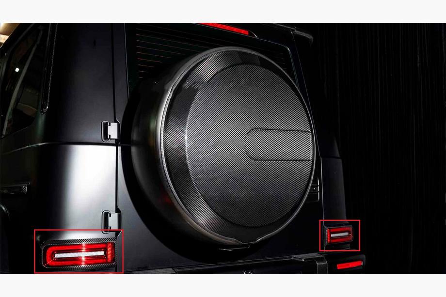Mercedes G class W465 2025- Obwodki Tylnych Lamp Carbon Image