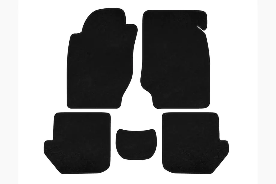 Toyota Rav 4 1996-2001 Dywaniki welurowe Premium (czarne) Image