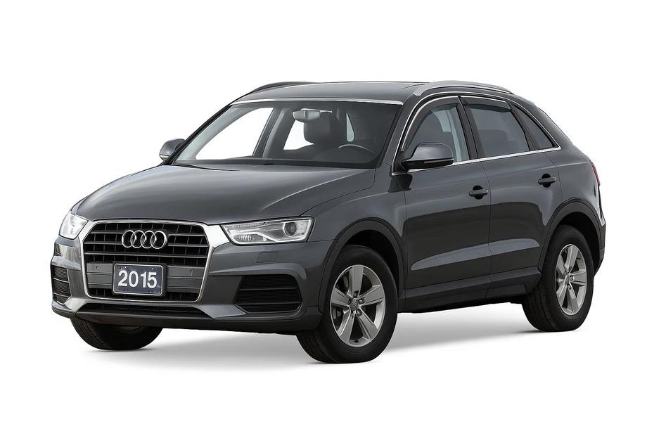 Audi Q3 2011-2019 Deflektory szyb z chromowaną listwą Niken Luxury (4 szt.) Image
