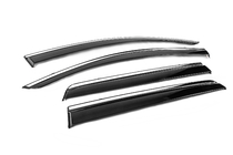 Dodge Journey 2008-2020 Deflektory szyb z chromowaną listwą Niken Luxury (4 szt.) zdjęcia 3
