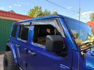 Jeep Wrangler 2018- Deflektory Okien Niken Luxury (4 szt) zdjęcia 4