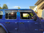 Jeep Wrangler 2018- Deflektory Okien Niken Luxury (4 szt) zdjęcia 1
