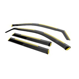 Deflektory szyb wsuwane Niken Luxury (4 szt) Jeep Grand Cherokee WK2 2010-2021 zdjęcia 2