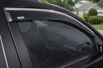 Kia Sportage 2004-2010 Deflektory szyb z chromowaną listwą Niken Luxury (4 szt.) zdjęcia 3