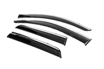 Mitsubishi ASX 2010-2023 Deflektory szyb z chromowaną listwą Niken Luxury (4 szt.) zdjęcia 2