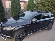 Audi Q7 2005-2015 Bagażnik dachowy (belki poprzeczne) na zintegrowane relingi Skybar V2 120 cm (2 szt.) Szary zdjęcia 1
