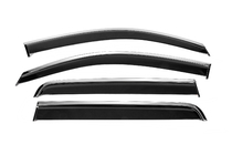 Toyota Hilux 2006-2015 Deflektory szyb z chromowaną listwą Niken Luxury (2011-2015, 4 szt.) zdjęcia 1