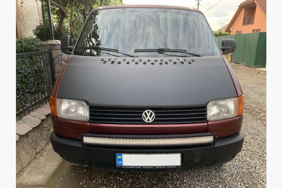 Volkswagen T4 Transporter 1990-2003 Pokrowiec maski na prostą maskę (skaj) Zdjęcia 1