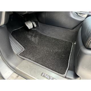 Dywaniki welurowe Deluxe (3 rzędy, Czarny) zdjęcia 1