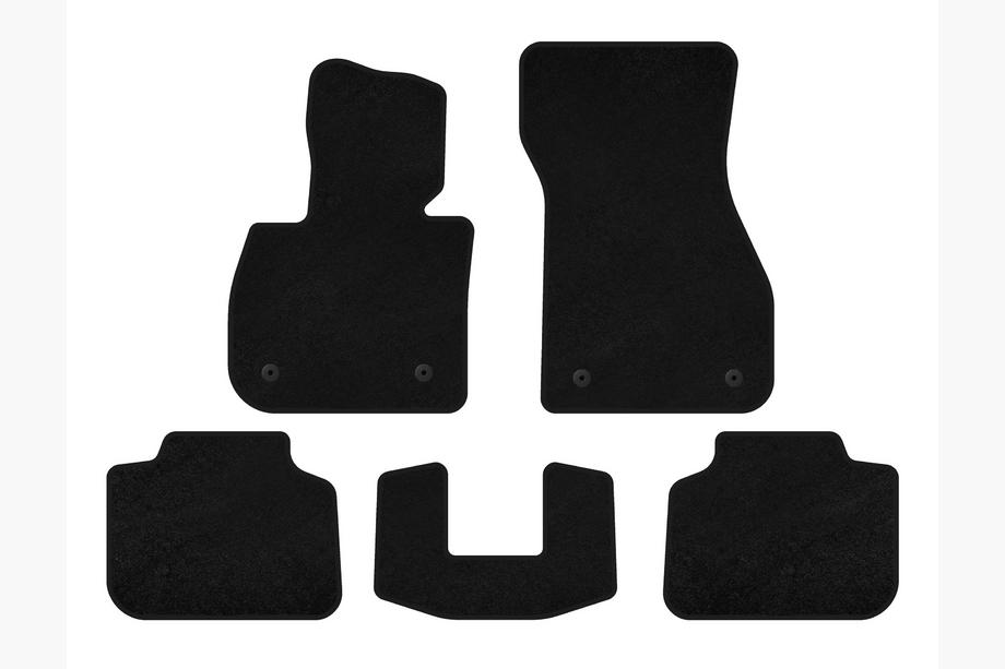 BMW X1 F48 2015-2022 Dywaniki welurowe Deluxe (Czarny) Image