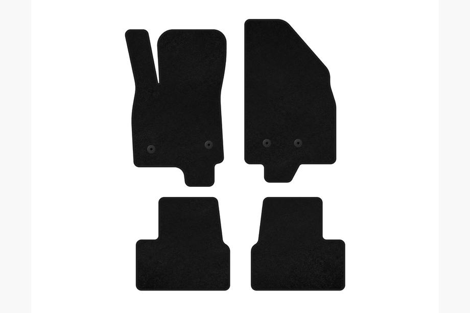 Chevrolet Volt 2016-2019 Dywaniki welurowe Deluxe (Czarny) Image