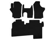 Hyundai H200, H1, Starex 1998-2007 Dywaniki welurowe Deluxe (2004-2007, 2 rzędy, 8-osobowy, czarne) zdjęcia 1