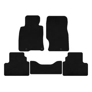 Dywaniki welurowe Deluxe (G25-G35, SD, czarne)