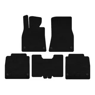 Dywaniki welurowe Deluxe (2007-2010, SD, długa baza, czarne)