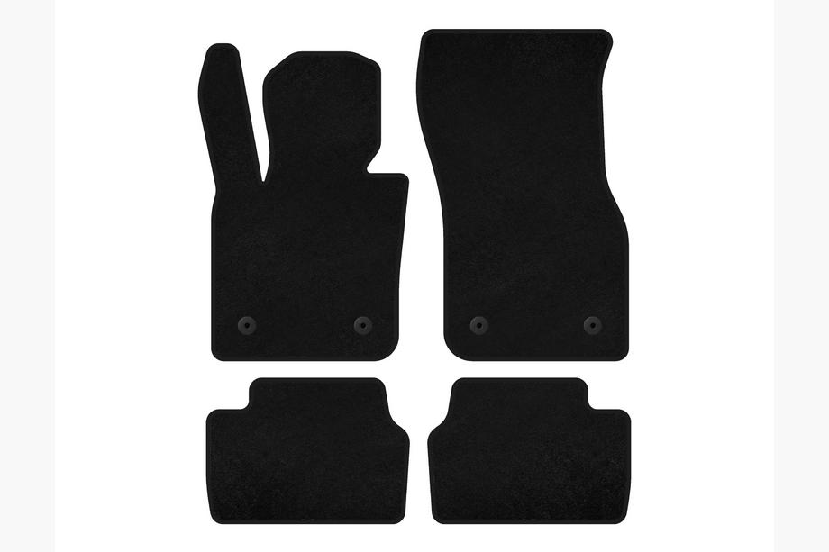 Mini Cooper F55/56/57 2014-2023 Dywaniki welurowe Deluxe (do F55, 5-drzwiowy, czarne) Image