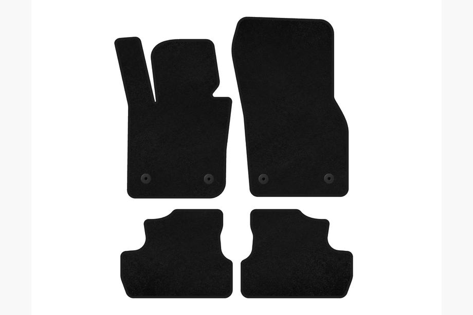 Mini Cooper F55/56/57 2014-2023 Dywaniki welurowe Deluxe (do S F56, czarne) Zdjęcia 1