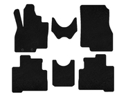 Mitsubishi Grandis 2003-2011 Dywaniki welurowe Deluxe (2 rzędy, 7-osobowy, czarne) zdjęcia 1