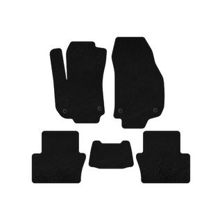 Dywaniki welurowe Deluxe (lifting, 2 rzędy, czarne) Opel Zafira B 2005–2011 zdjęcia 1