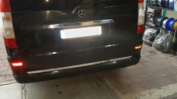 Mercedes Viano 2004-2014 Listwa Pokrywy Bagaznika Stal Nierdzewna zdjęcia 5