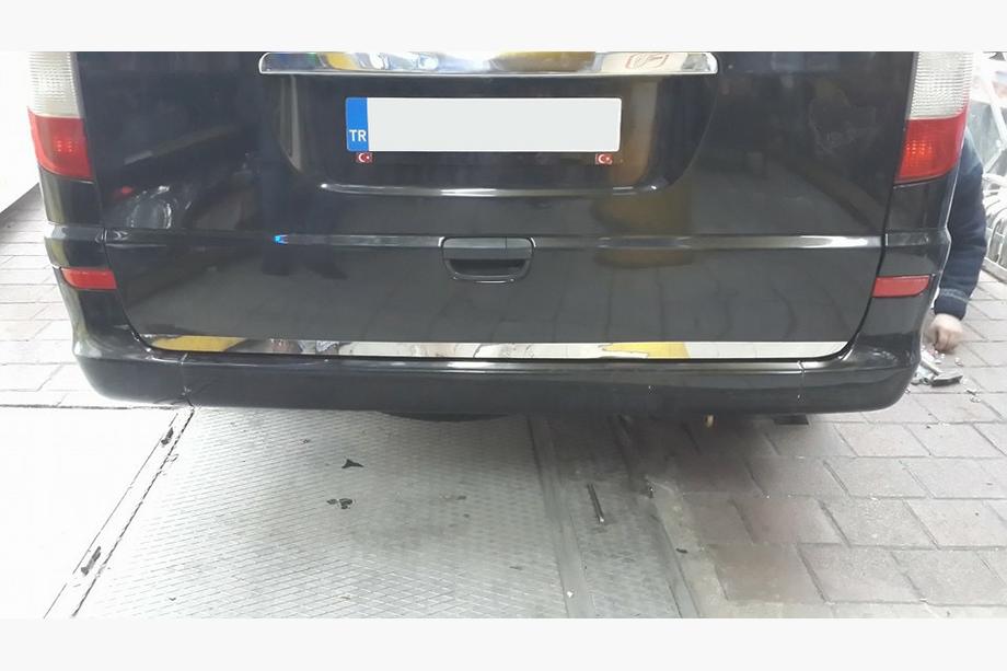 Mercedes Viano 2004-2014 Listwa Pokrywy Bagaznika Stal Nierdzewna Zdjęcia 4