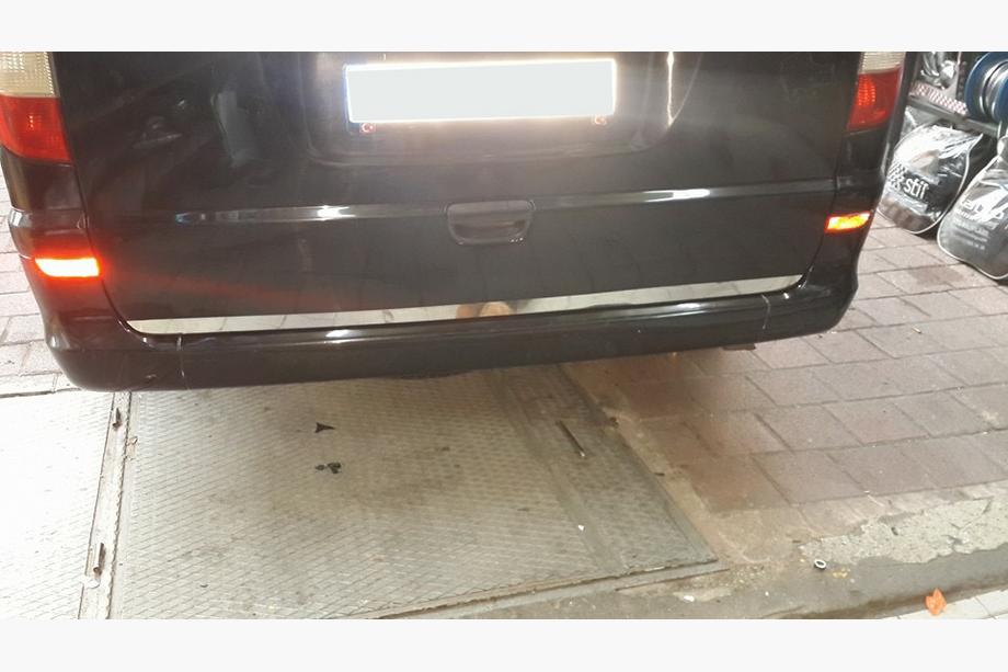 Mercedes Viano 2004-2014 Listwa Pokrywy Bagaznika Stal Nierdzewna Zdjęcia 6