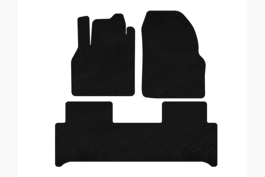 Renault Scenic/Grand 2003-2009 Dywaniki welurowe Deluxe (Czarny) Image
