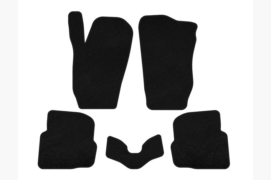 Seat Cordoba 2000-2009 Dywaniki welurowe Deluxe (SD, Czarny) Image