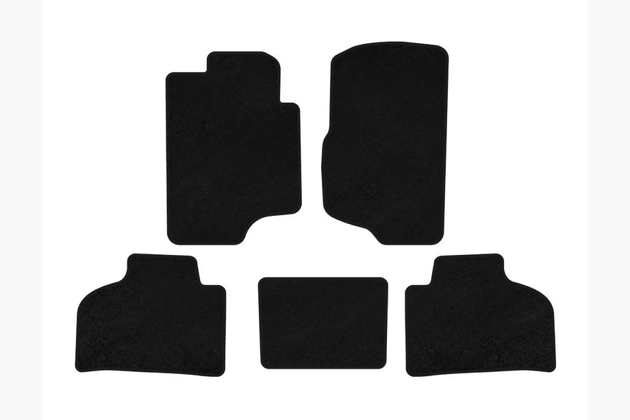 Chevrolet Silverado 2007-2013 Dywaniki welurowe Deluxe (Czarny) Image