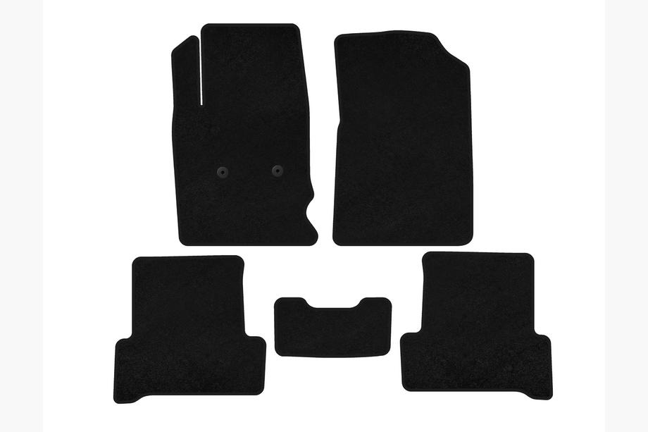 Chevrolet Colorado 2012–2022 2012-2022 Dywaniki welurowe Deluxe (Czarny) Image