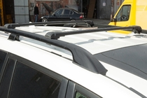 Kia Carnival 2021- Bagażnik dachowy (belki poprzeczne) na standardowe relingi zamykany na klucz WingBar V1 (2 szt.) do 110 cm, Szary zdjęcia 5