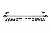 Kia Carnival 2021- Bagażnik dachowy (belki poprzeczne) na standardowe relingi zamykany na klucz WingBar V1 (2 szt.) do 110 cm, Szary zdjęcia 12