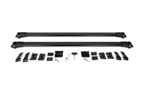 Kia Carnival 2021- Bagażnik dachowy (belki poprzeczne) na standardowe relingi zamykany na klucz WingBar V1 (2 szt.) do 110 cm, Szary zdjęcia 14