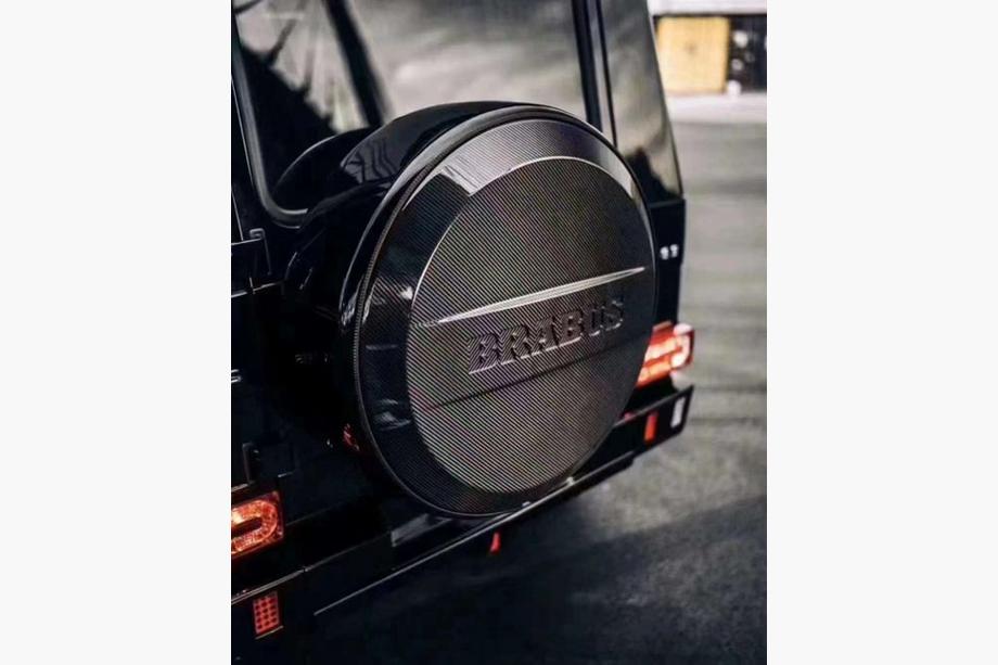 Mercedes G class W463 2018-2024 Pokrowiec na kolo zapasowe BRB-Style (Carbon) Zdjęcia 1